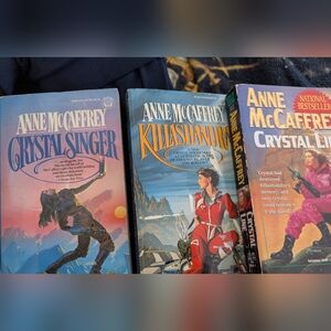 Anne McCaffrey Crystal Singer Trilogy Complete Paperback  Vintage Lot of 3